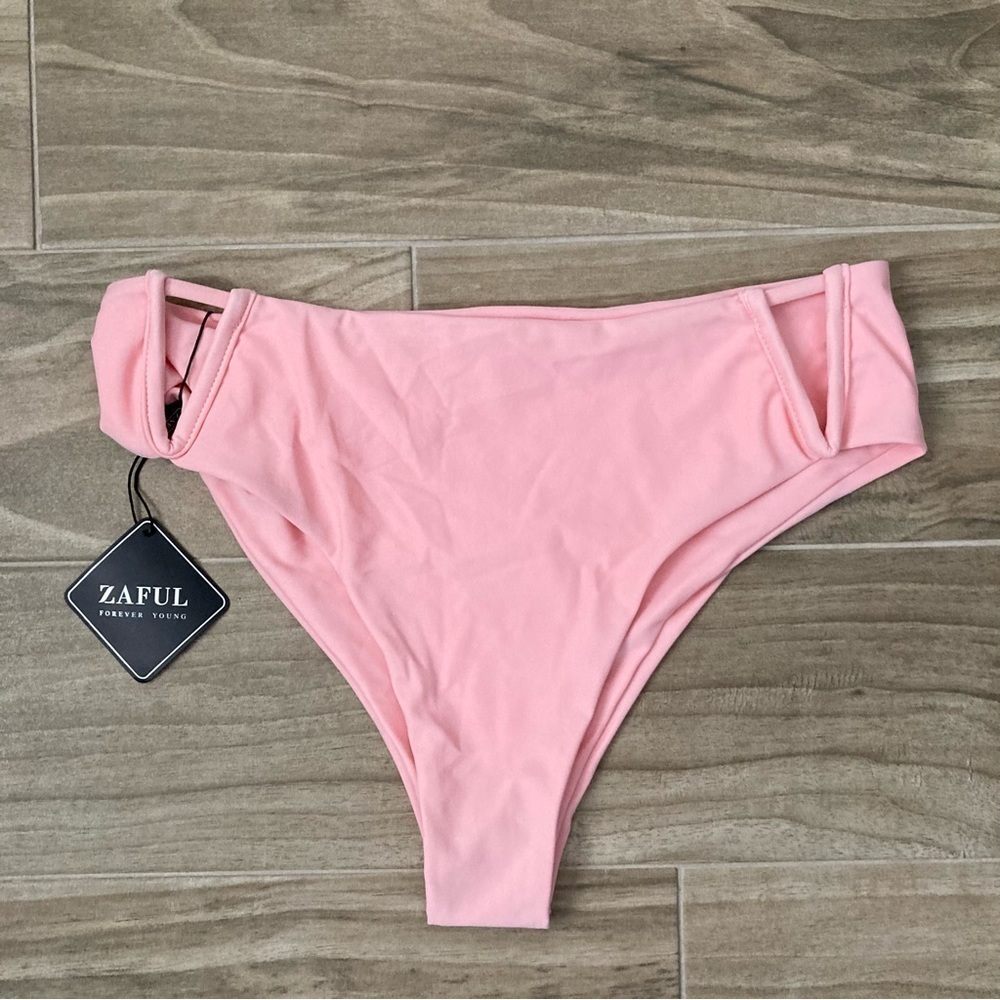 NWT Zaful Pink Bikini Bottom | Size L